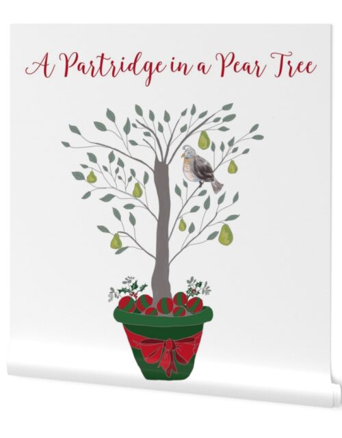 Mini 12 Days of Christmas Partridge in a Pear Tree Wallpaper