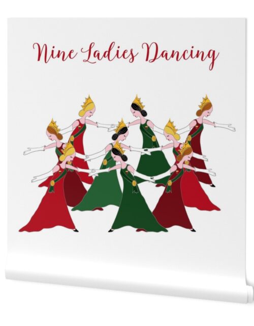 Mini 12 Days of Christmas 9 Ladies Dancing Wallpaper