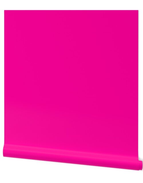Neon Hot Pink Coordinate Solid for Neo Deco Prints Wallpaper