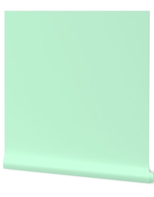 Pastel Easter Mint Solid Coordinate Color Wallpaper