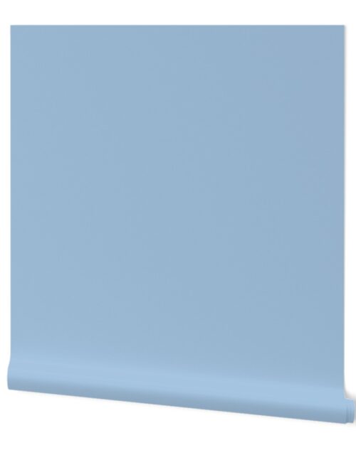 Pastel Easter French Blue Solid Coordinate Color Wallpaper