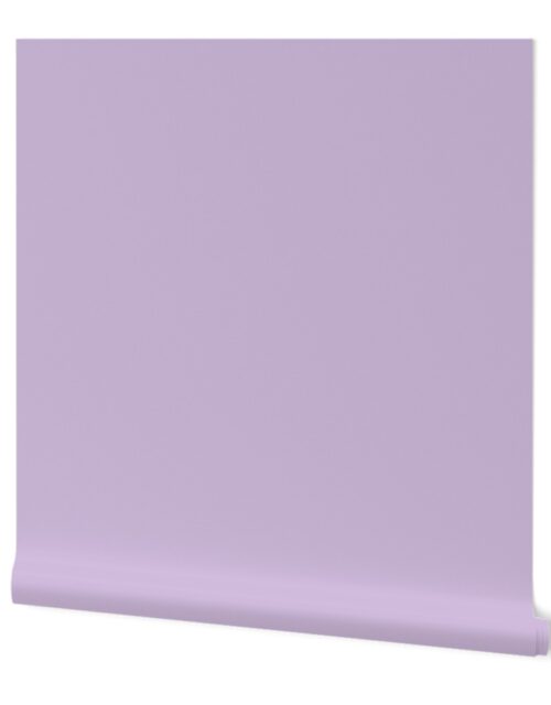 Pastel Easter Lilac Solid Coordinate Color Wallpaper