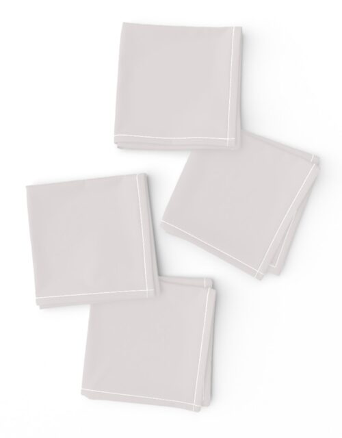 Coffee Cream White Solid Color Coordinate Cocktail Napkins
