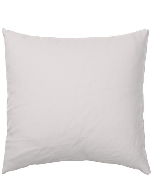 Coffee Cream White Solid Color Coordinate Euro Pillow Sham