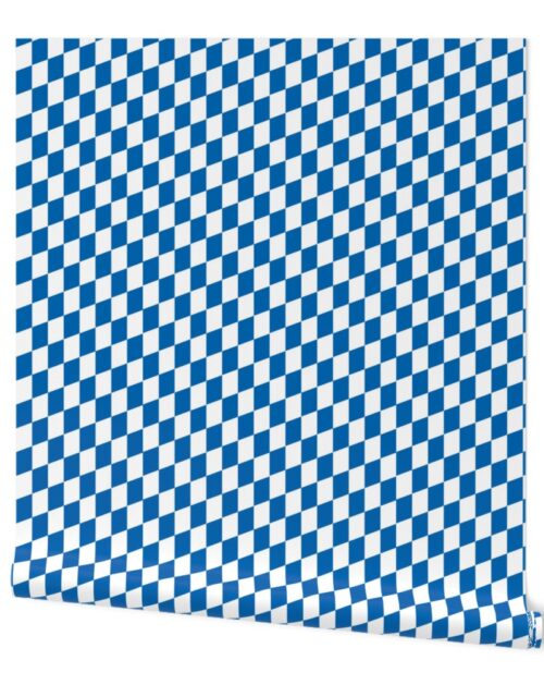 Blue and White Bavarian Flag Design Wallpaper