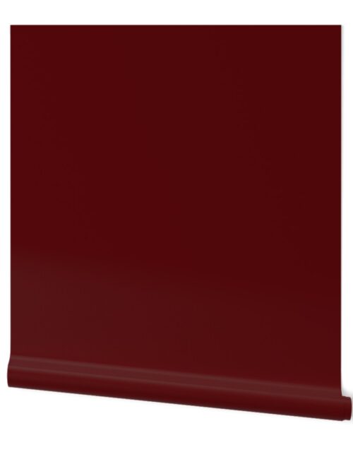 Christmas Cranberry Red Solid Color Wallpaper