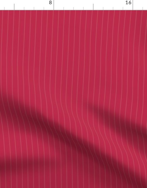 1/2 Inch Viva Magenta  with Faded Magenta Pin Stripes Fabric