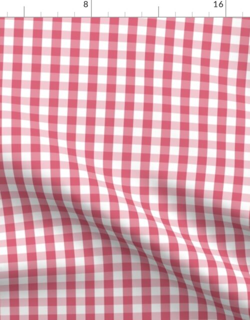 1/2 inch Nantucket Red Gingham Check Plaid Pattern Fabric