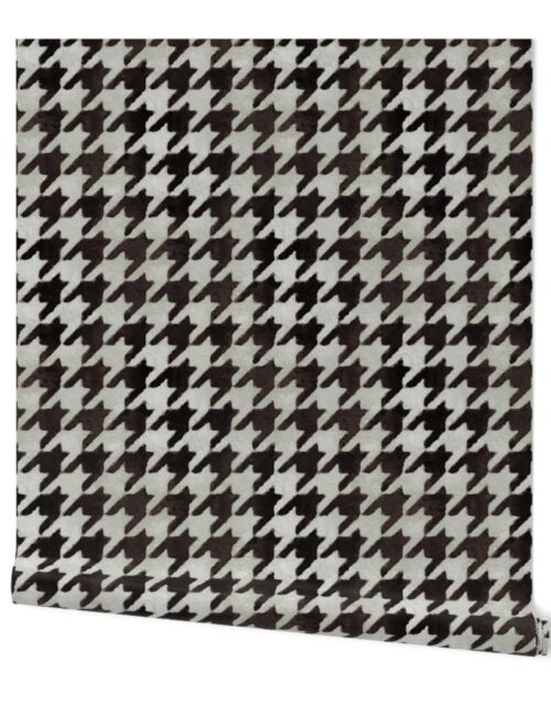 Classic Black and Gray Houndstooth Approx. 2.5  inch Wallpaper