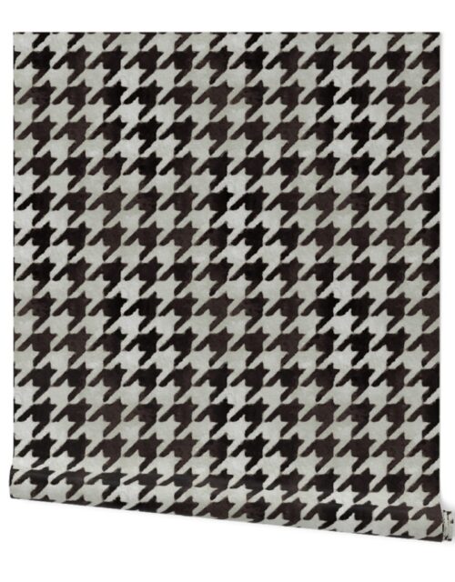 Classic Black and Gray Houndstooth Approx.Approx 3.5  inch Wallpaper