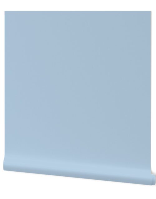 Nantucket Blue Solid Coordinate Wallpaper