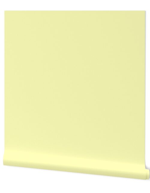 Solid Coordinate Pastel Lemon Yellow Color Wallpaper