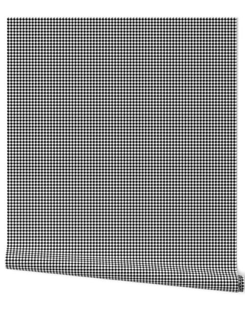 Medium Black and White Geometric Arrow Repeat Wallpaper