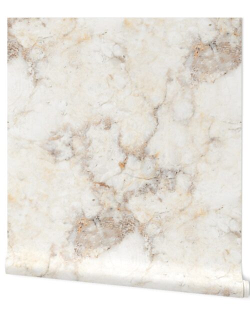 Marble Natural Stone Grey Veining Quartz Wallpaper