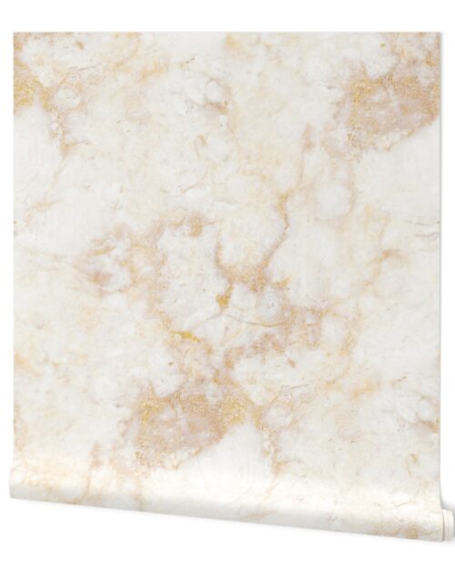 Gold Marble Natural Stone Veining Quartz Wallpaper
