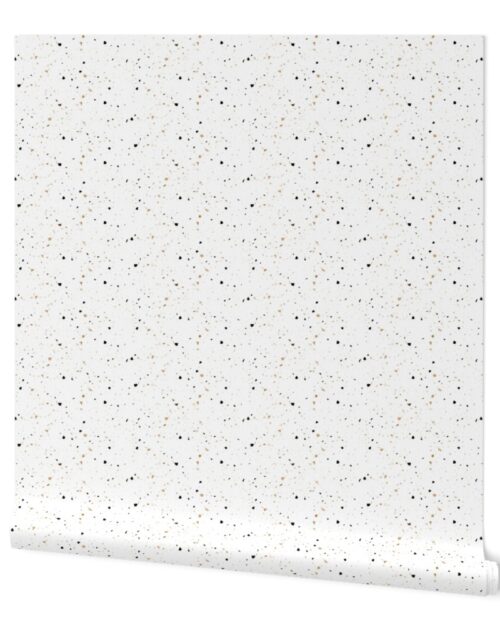 Brown Speckled Terrazzo Seamless Repeat Wallpaper