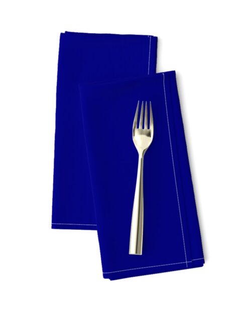 California Blue Official State Solid Color Dinner Napkins