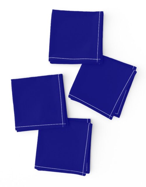 California Blue Official State Solid Color Cocktail Napkins