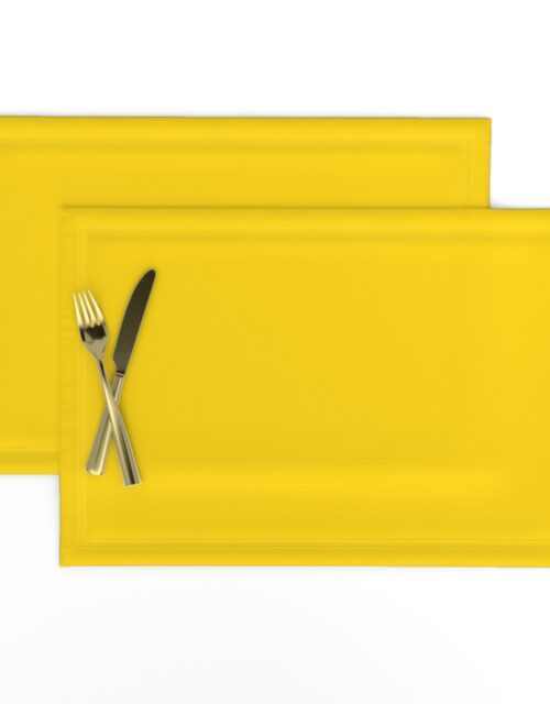 California Yellow Official State Solid Color Placemats
