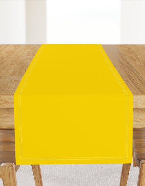 California Yellow Official State Solid Color Table Runner