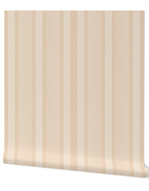 Natural  Shades Modern Interior Design Stripe Wallpaper