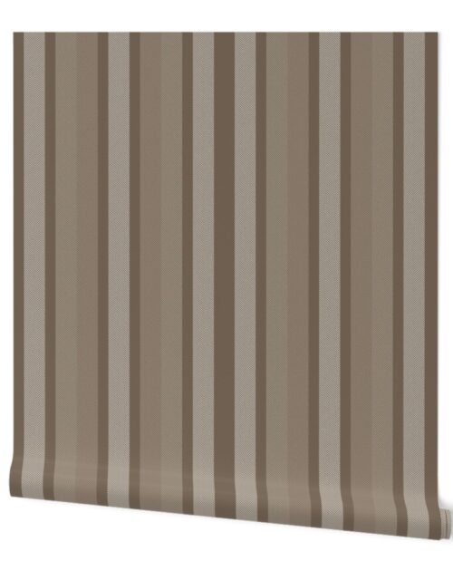 Large Mushroom Shades Modern Interior Design Stripe Wallpaper
