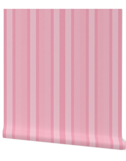 Large Cotton Candy Shades Modern Interior Design Stripe Wallpaper