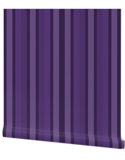 Large Grape Shades Modern Interior Design Stripe Wallpaper