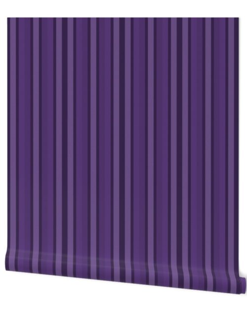Small Grape Shades Modern Interior Design Stripe Wallpaper
