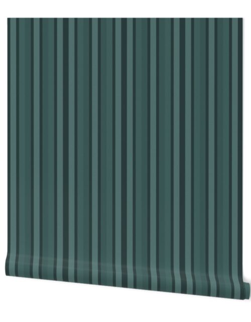 Small Pine Shades Modern Interior Design Stripe Wallpaper