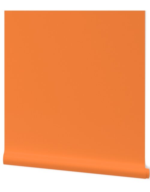 Irish Flag Orange Simple Solid Color Wallpaper