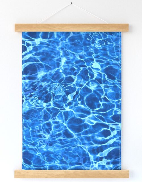 Blue Ripples in Wavy Water Wall Hanging
