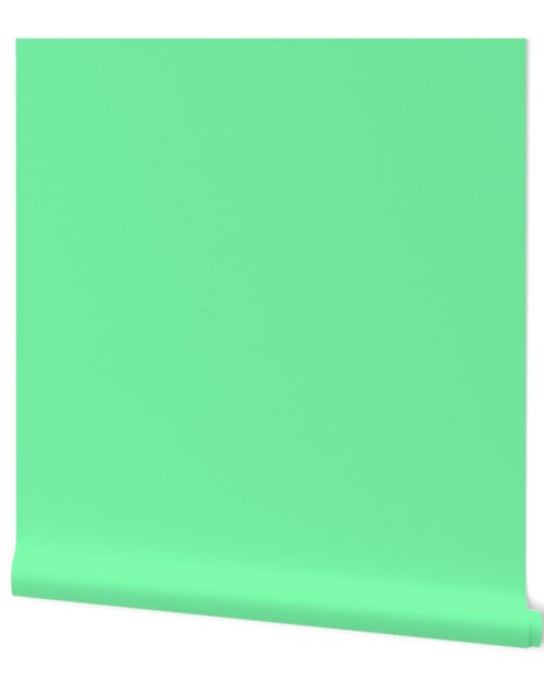 SOLID SEAFOAM GREEN  #7af9ab HTML HEX Colors Wallpaper