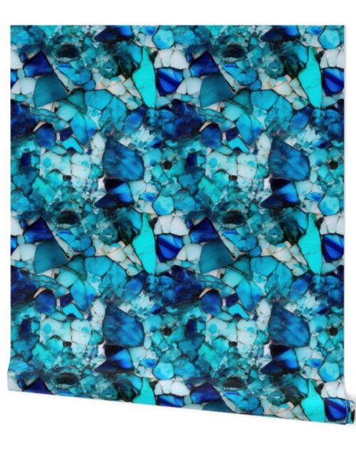 Blue Seaglass 1 Wallpaper