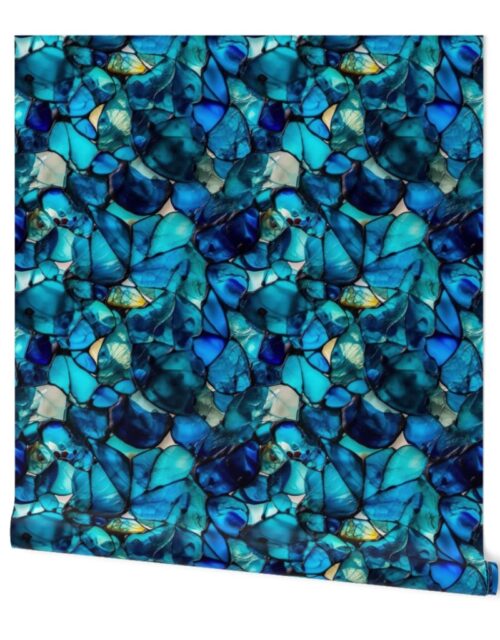 Blue Seaglass 2 Wallpaper