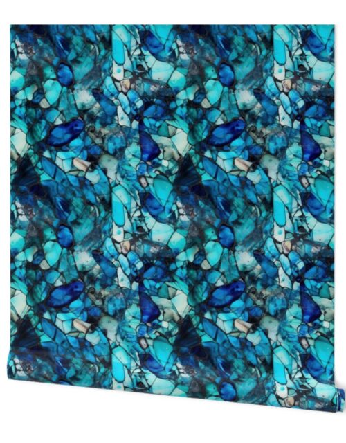 Blue Seaglass 3 Wallpaper
