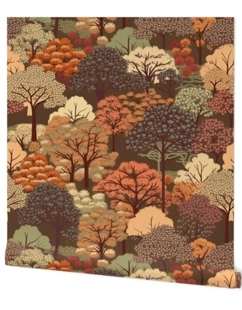 Japanese Tranquility Garden Endless Autumn Forest Wallpaper