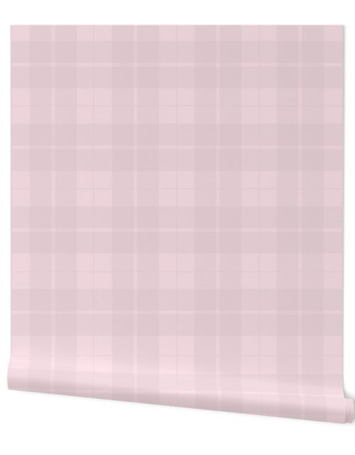 Pale Pink Tartan Wallpaper