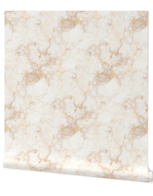 Small Gold Marble Natural Stone Veining Quartz Wallpaper