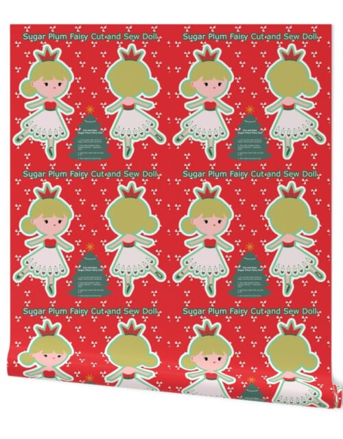Sugar Plum Fairy Cut and Sew Doll Christmas Nutcracker Decoration Project Wallpaper