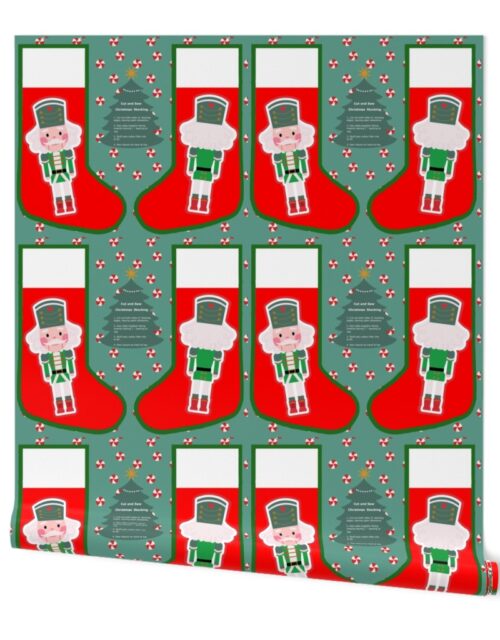 Nutcracker Christmas Stocking Wallpaper