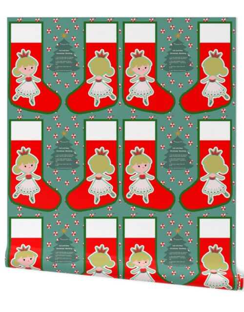 Sugar Plum Fairy  Nutcracker Christmas Stocking Wallpaper