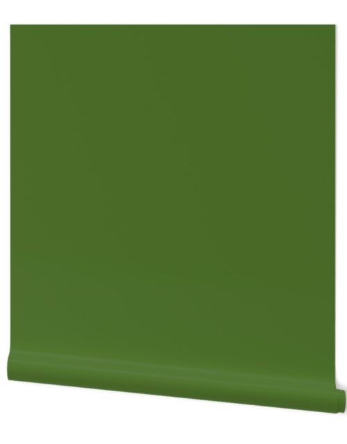 Sunflower Leaf Green Solid Color Palette Wallpaper