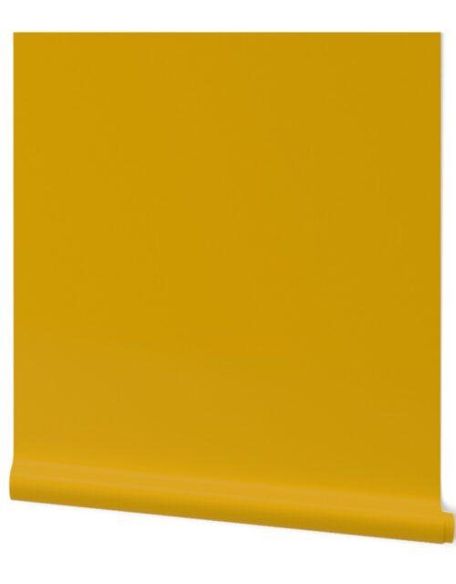 Sunflower Ochre Solid Color Palette Wallpaper