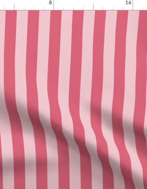 1 inch Nantucket Faded Red Cabana Tent Stripes Fabric
