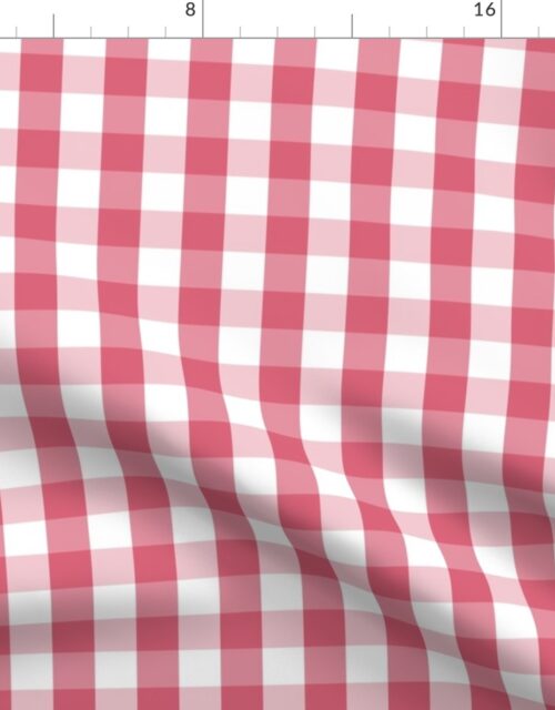 1 inch Nantucket Red Gingham Check Plaid Pattern Fabric