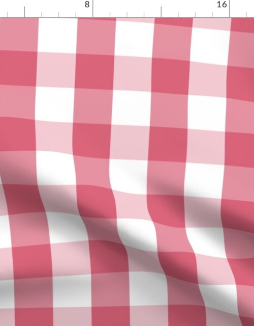 2 inch Nantucket Red Gingham Check Plaid Pattern Fabric