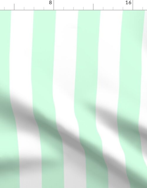 Summer Mint 2″ Wide Cabana Stripes Fabric