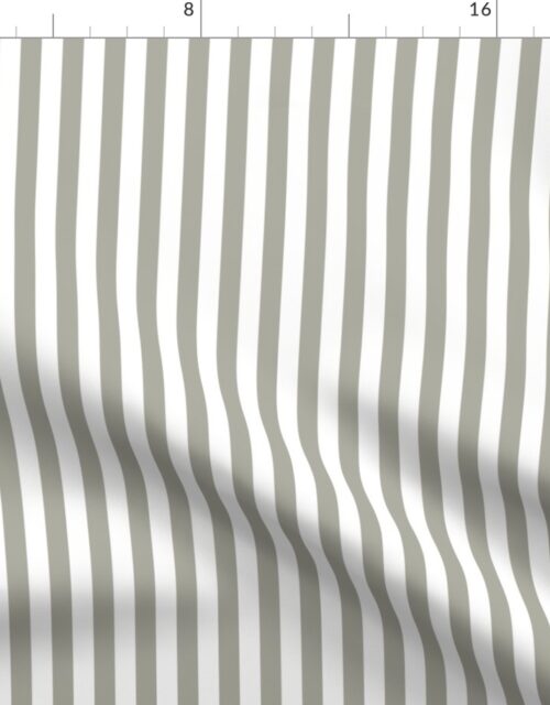 Dove Grey Sailor 1/2″ Thin Stripes Fabric