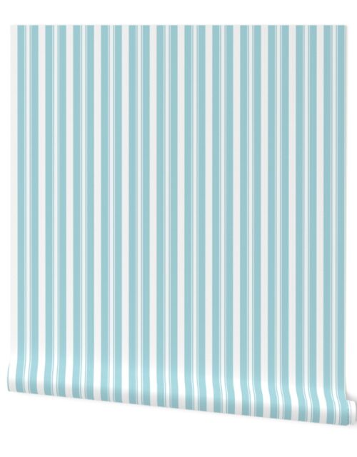 Garter Blue Deckchair Stripes Wallpaper